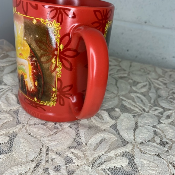 Disney Tinkerbell Red Ceramic Coffee Mug Cup - Picture 4 of 8
